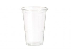 GLASS DISPOSABLE 10OZ TO BRIM CE