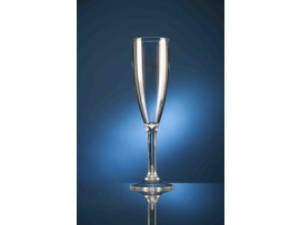 GLASS FLUTE POLYCARB ELITE 6.6OZ