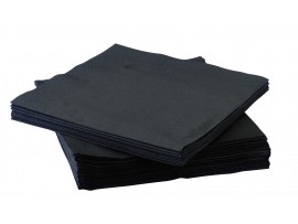 NAPKIN TORK 2PLY 4FOLD BLACK 32CM
