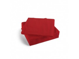 NAPKIN COCKTAIL RED 2PLY 25CM