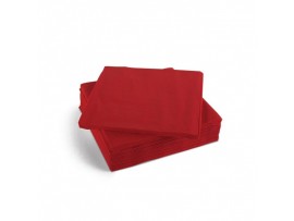 NAPKIN 2PLY COCKTAIL RED 25CM