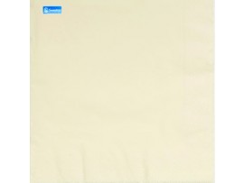 NAPKIN DEVON CREAM 40CM 3PLY