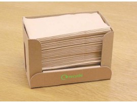 NAPKIN 1PLY NOVAFOLD WITH KRAFT DISPENSER