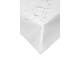 TABLECOVER SWANSILK WHITE 120CM