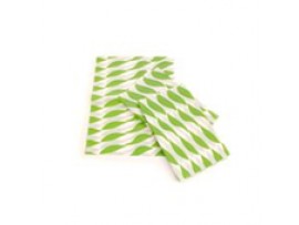 WRAP BURGER TWIST GREEN 250X320MM