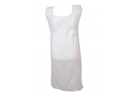 APRON POLYTHENE 200 ON A ROLL WHITE 27X42"