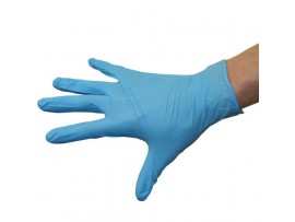 GLOVES NITRILE P/FREE BLUE SMALL