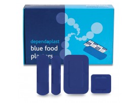 PLASTERS DETECTABLE ASSORTED SIZE BLUE