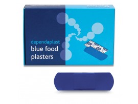 PLASTERS WASHPROOF BLUE 75X25MM