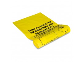 WASTE BAG CLINICAL YELLOW 381X711X990MM