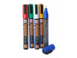 PEN MARKER WIPE CLEAN MIXED COLOUR 6MM