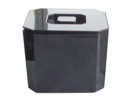 BUCKET ICE OCTAGONAL BLACK 8LTR