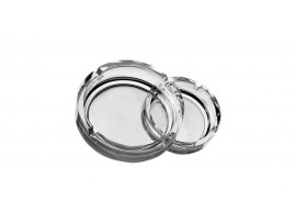 ASHTRAY STACKABLE CLEAR 4.25"