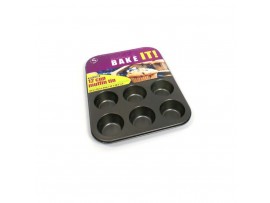 TIN MUFFIN NON-STICK 12-CUP 30MM