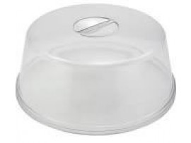 COVER PLATTER CAKE CLEAR 12"