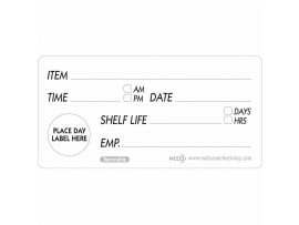 LABEL FOOD PREPARED MOVEMARK 2X4"