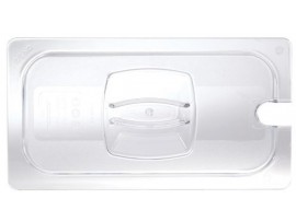 GASTRONORM COLD CLEAR NOTCHED COVER 1/3