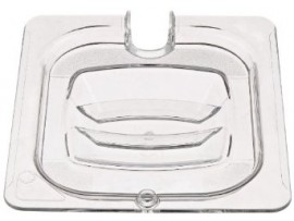 GASTRONORM COLD CLEAR NOTCHED COVER 1/6