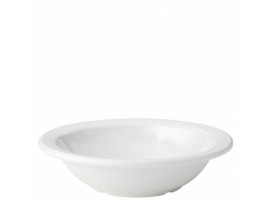 KINGLINE BOWL RIMMED FRUIT WHITE 6"