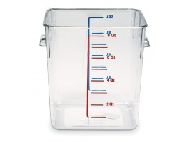 CONTAINER SPACE SAVING CLEAR 7.6LT