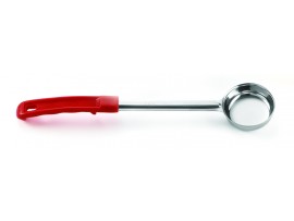 SPOONOUT ONE SOLID RED HANDLE S/S 2OZ