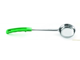 SPOONOUT ONE SOLID GREEN HANDLE S/S 4OZ