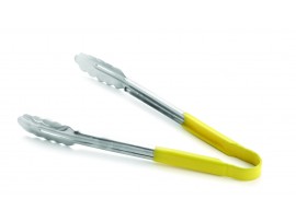 TONGS VINYL COATED YELLOW HANDLE 9.5"