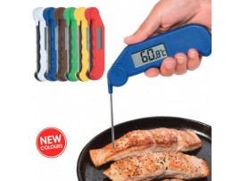 THERMOMETER PROBE FOLDING GOURMET BLUE