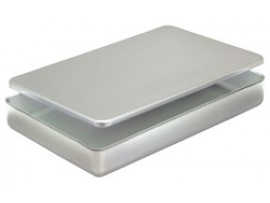 PAN BAKING WITH LID ALUMINIUM 409X267X32MM