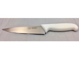 KNIFE COOKS NYLON HANDLE WHITE 160MM