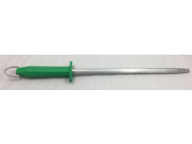 STEEL SHARPENING NYLON HANDLE GREEN 300MM