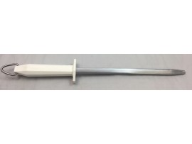 STEEL SHARPENING NYLON HANDLE WHITE 300MM