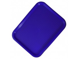 TRAY FAST FOOD POLYPROP BLUE 34X26CM