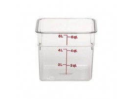 CONTAINER POLYCARB CAMSQUARE 5.7LTR