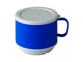 MUG INSULATED POLYCARBONATE BLUE 250ML