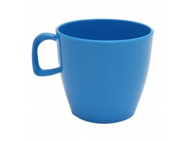 CUP POLYCARBONATE BLUE 220ML
