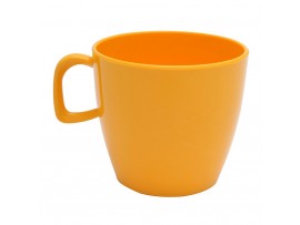 CUP POLYCARBONATE YELLOW 220ML