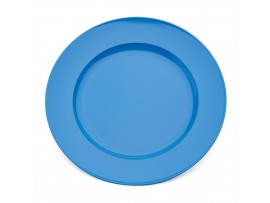 PLATE DESSERT POLYCARBONATE BLUE 215MM