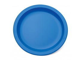 PLATE SNACK POLYCARBONATE BLUE 170MM