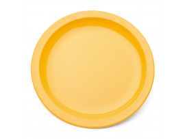 PLATE SNACK POLYCARBONATE YELLOW 170MM