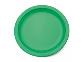 PLATE SNACK POLYCARBONATE GREEN 170MM