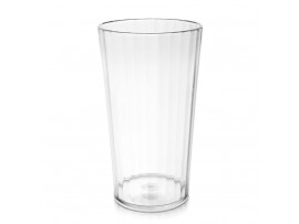 TUMBLER FLUTED POLYCARBONATE CLEAR 280ML