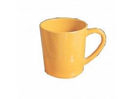 CUP MELAMINE YELLOW 220ML