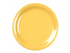 PLATE DESSERT MELAMINE YELLOW 215MM