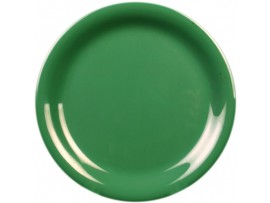 PLATE DESSERT MELAMINE GREEN 215MM