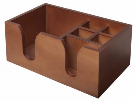 CADDY BAR AID ORGANISER WOODEN