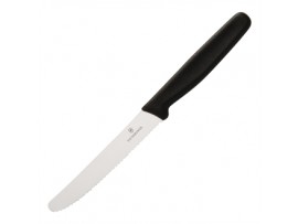 KNIFE TOMATO SERRATED VTX BLACK 4.5"