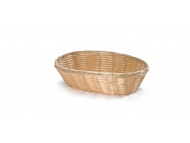 BASKET HANDWOVEN OVAL 9X6X2.25"