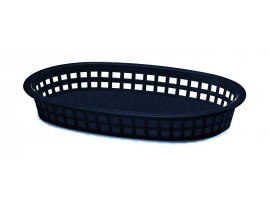 CHICAGO BASKET OVAL PLASTIC BLACK