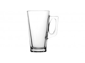 MUG COFFEE CONICAL GLASS 13OZ